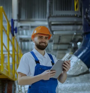 pracownik zakładu produkcyjnego