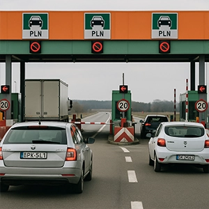bramki na autostradzie