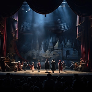 scena teatru