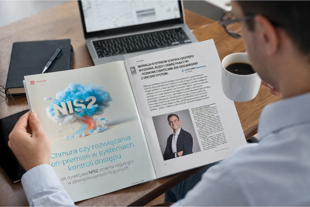 Artykuł ekspercki o cyberbezpieczeństwie w branżowym czasopiśmie.