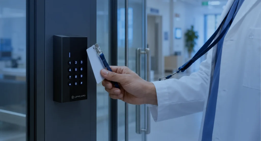 Rejestracja czasu pracy personelu medycznego za pomocą karty
