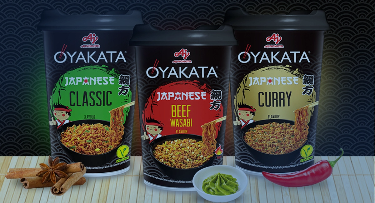 Produkty Ajinomoto OYAKATA – klient Unicard Systems